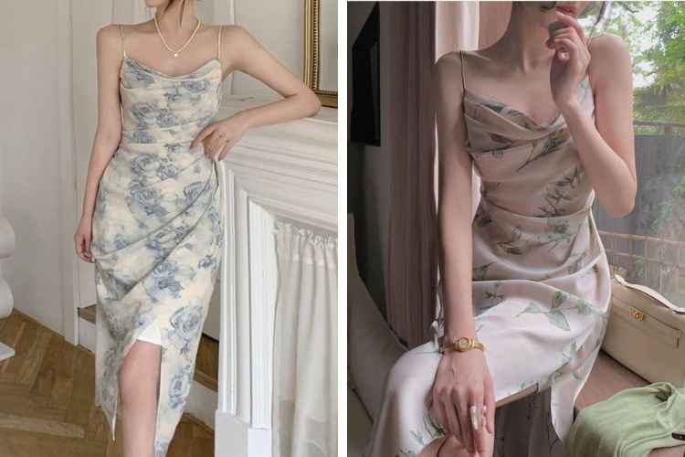 đầm cổ đổ body