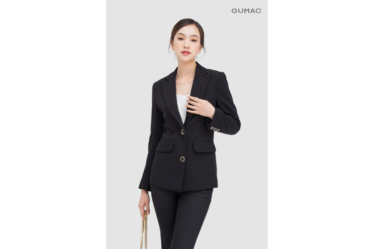 mix ao blazer voi quan tay sang trong