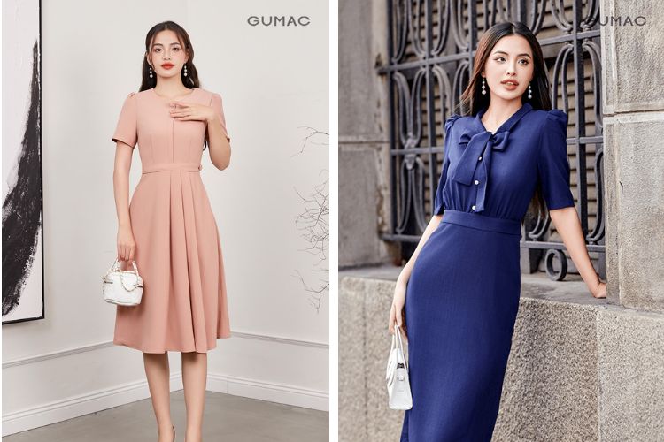 Đầm liền mặc đi chùa