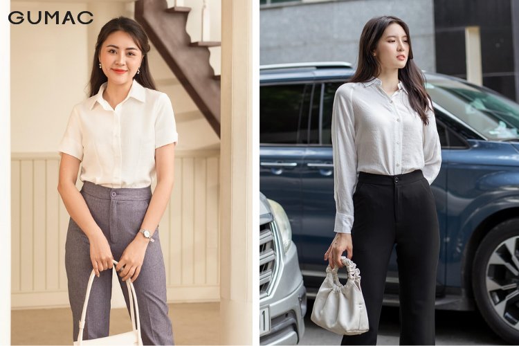 trang phuc ao so mi phoi voi quan tay