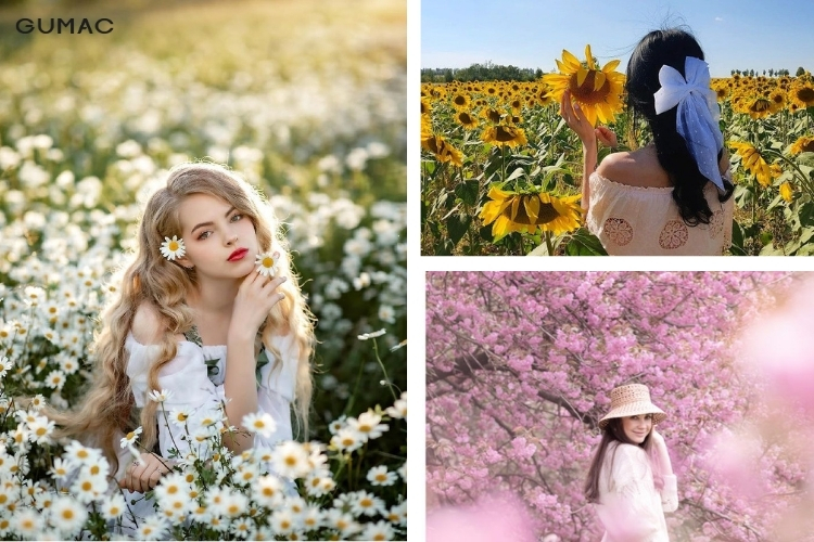 mot so cach mix do khi di vuon hoa de co nhung buc anh dep