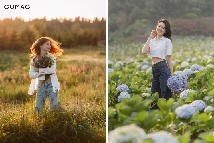 quan jean dai cung ao kieu dep