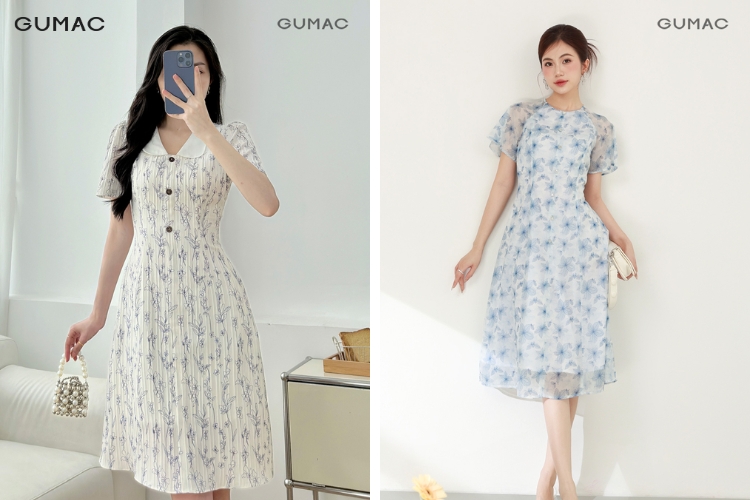 vay maxi hoa nhi de thuong