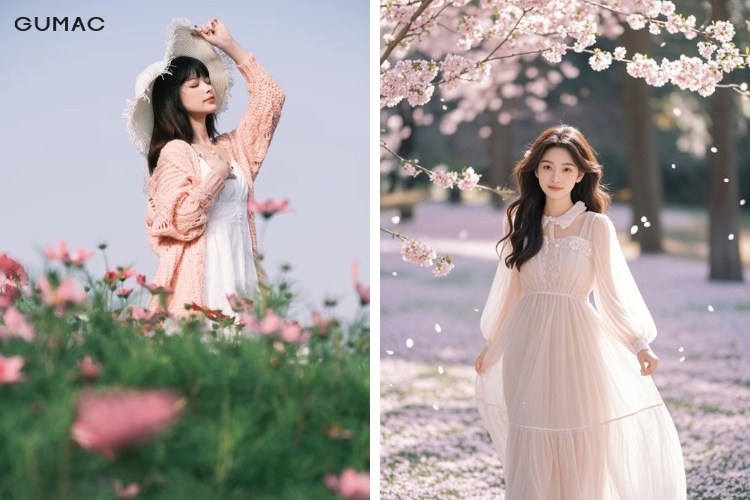 vay xoe voan trang phoi ao cardigan mong