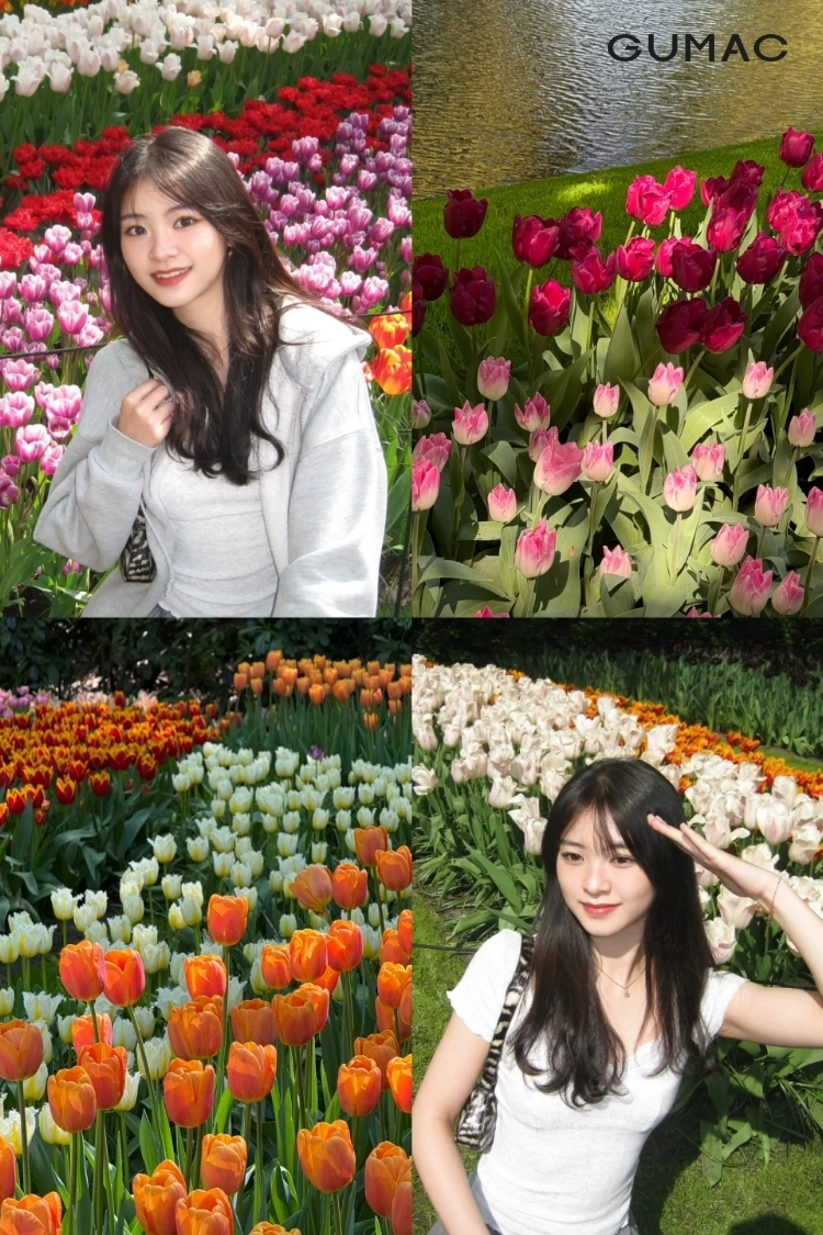 di vuon hoa tulip mac gi dep