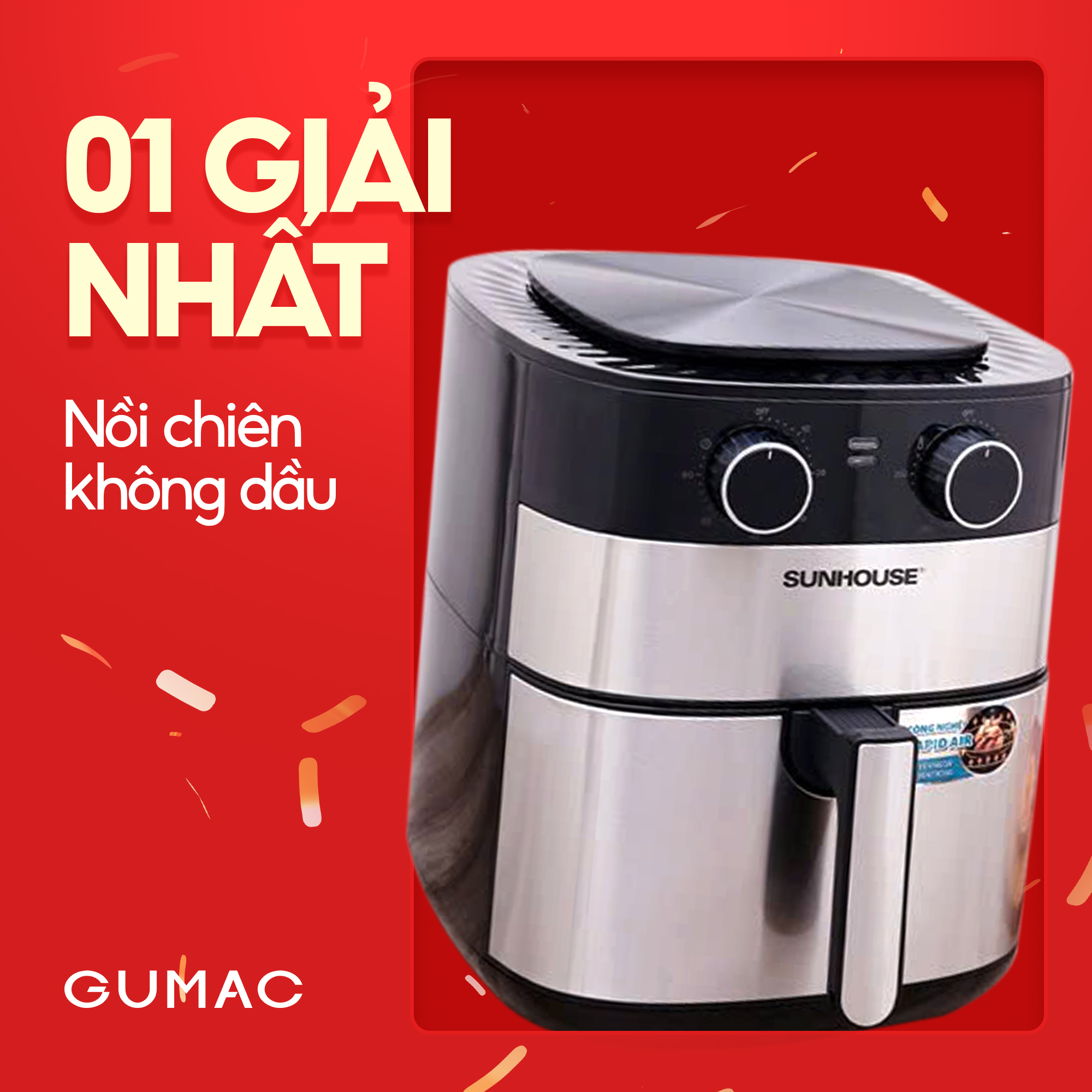 rinh ngay noi chine khong dau cao cap tai GUMAC Binh Duong