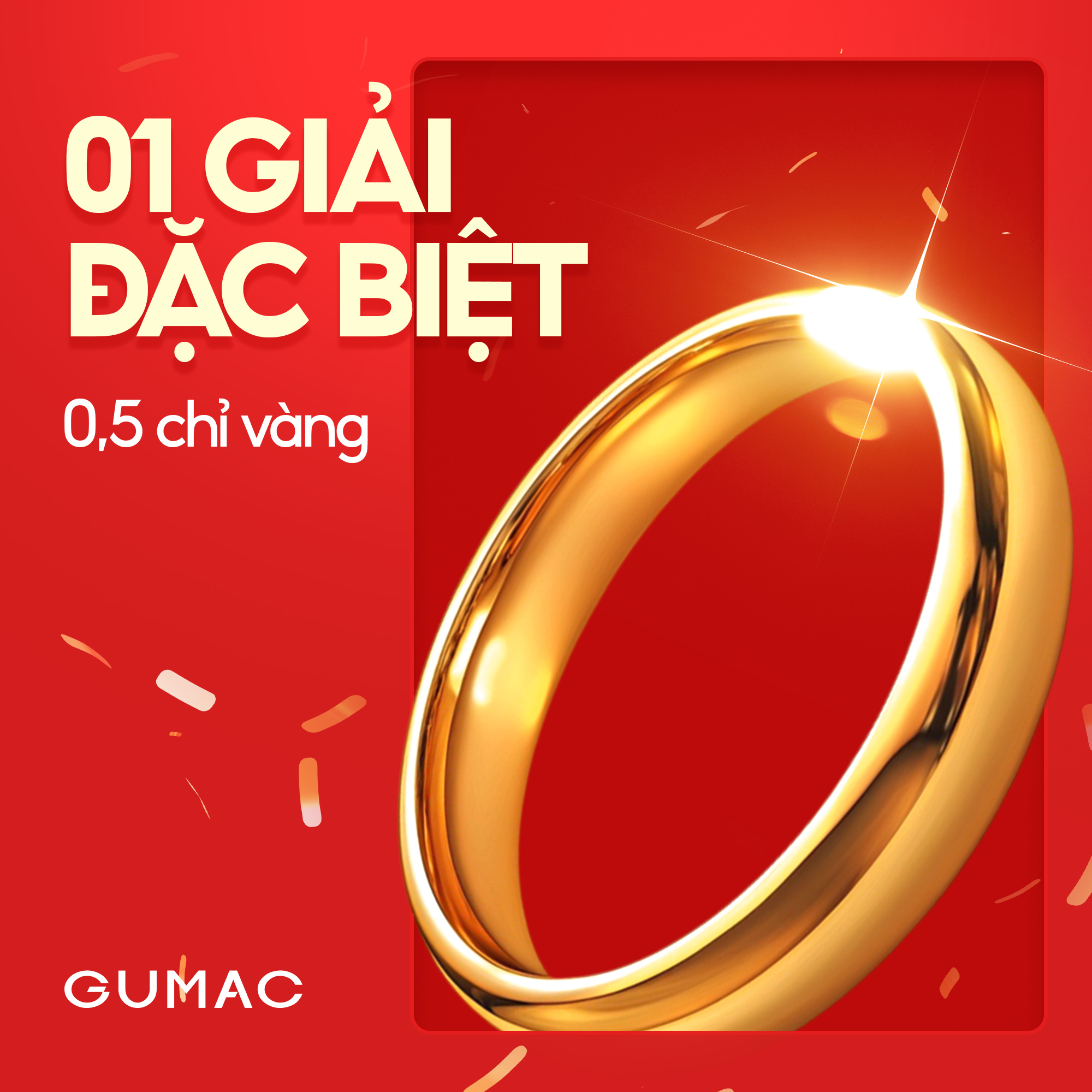 GUMAC tang ngay nua chi vang PNJ cho cac nang