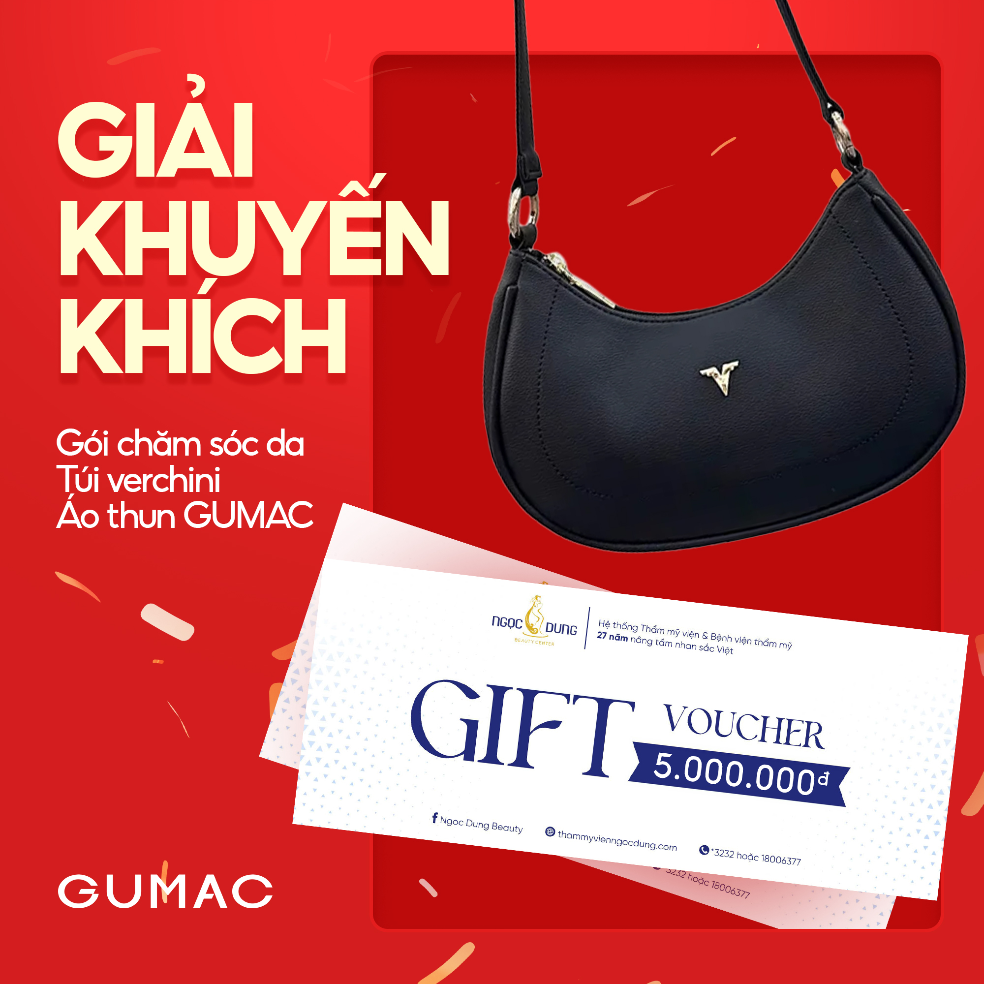 qua tang tui verchini cuc xin tu GUMAC Binh Duong