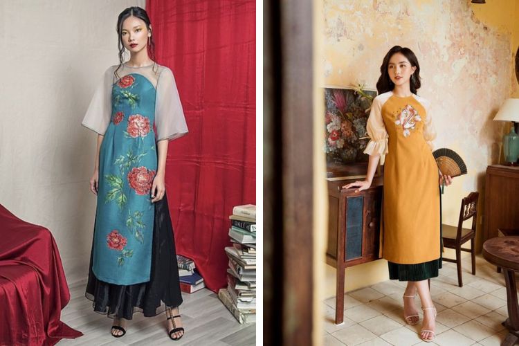 những cách phối đồ cùng áo dài những cách phối đồ cùng áo dài