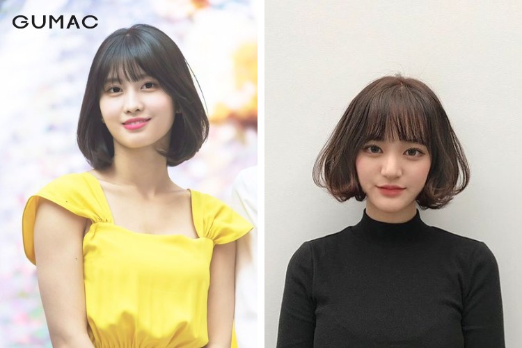 Kiểu tóc dành cho học sinh ngắn bob cùng mái thưa Kiểu tóc dành cho học sinh ngắn bob cùng mái thưa