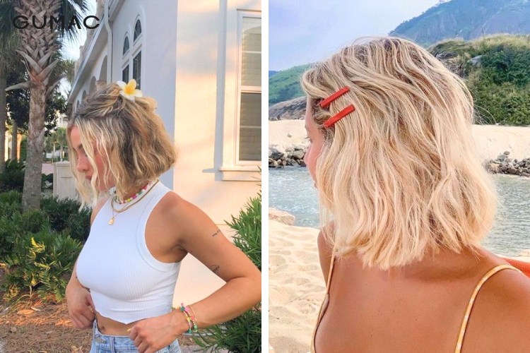 Mẫu tóc ngắn đi biển cuốn hút