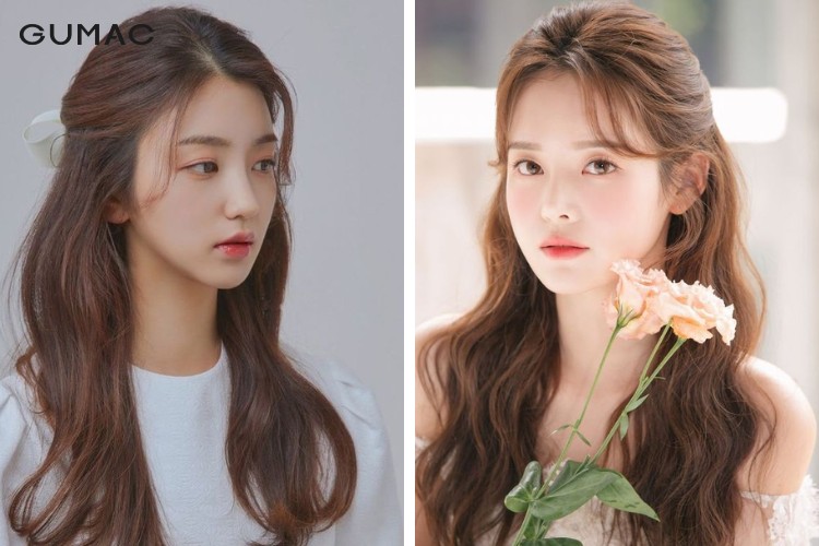 kieu toc di tiec buoc nua dau