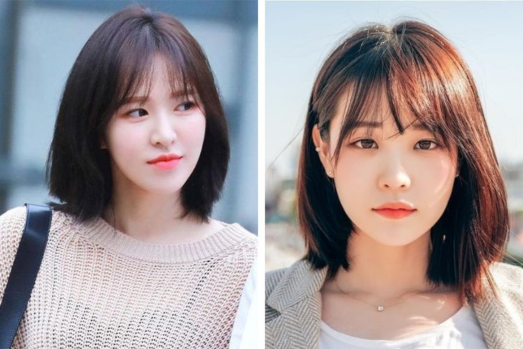 Kiểu tóc hợp với mặt trái xoan HOT TREND hiện nay cho nàng