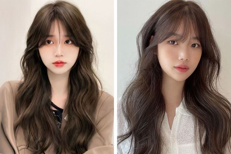 Tóc xoăn sóng nước nhẹ 