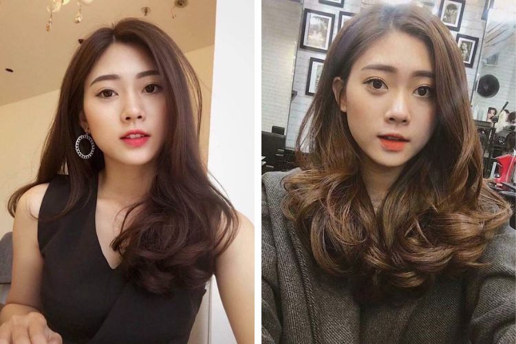 toc nu han quoc uon xoan