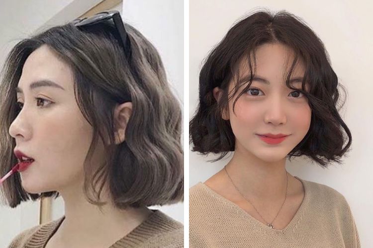 kieu uon gon cho toc ngan