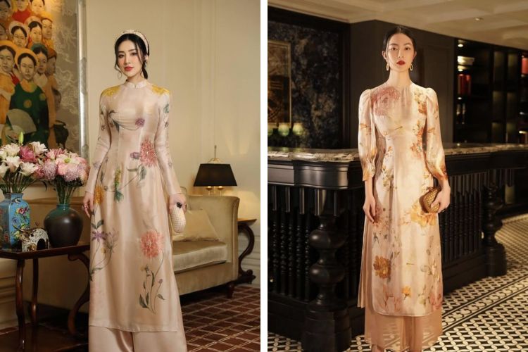 chọn áo dài theo vai trò trong buổi lễ