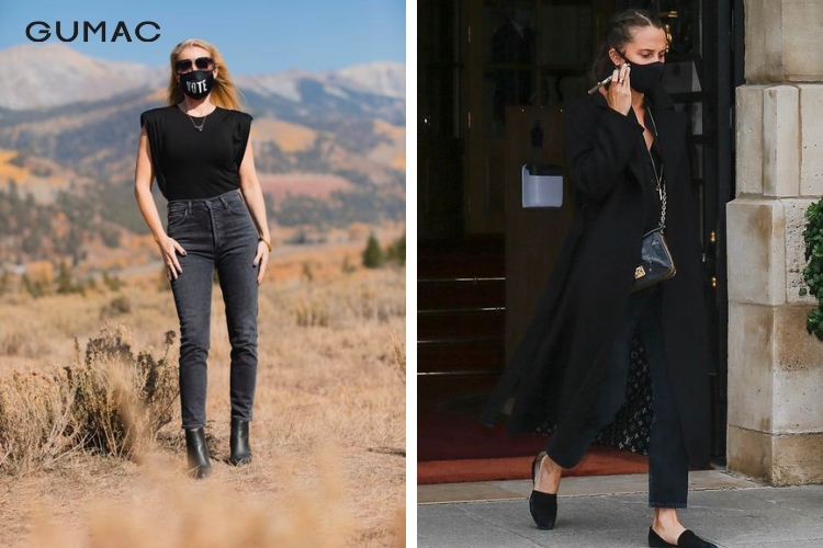 Khẩu trang màu đen có bắt nắng không 