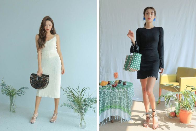 cách phối đầm suông với giày