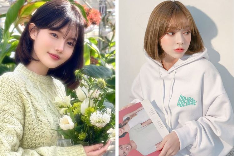 mặt kim cương để tóc gì tóc xoăn uốn chữ c
