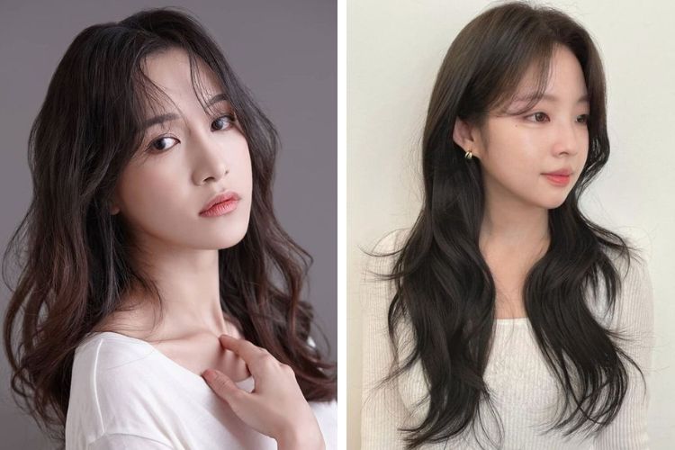 mặt to cắt tóc gì