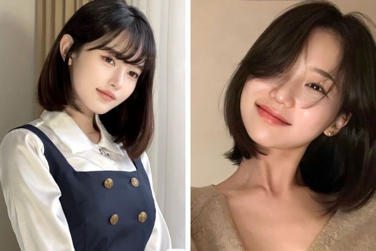 Mặt to nên để tóc gì