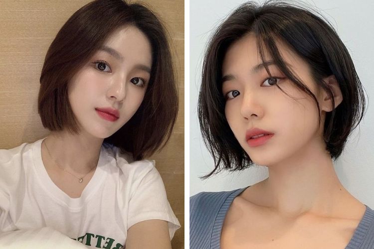 mặt to có nên cắt tóc ngắn