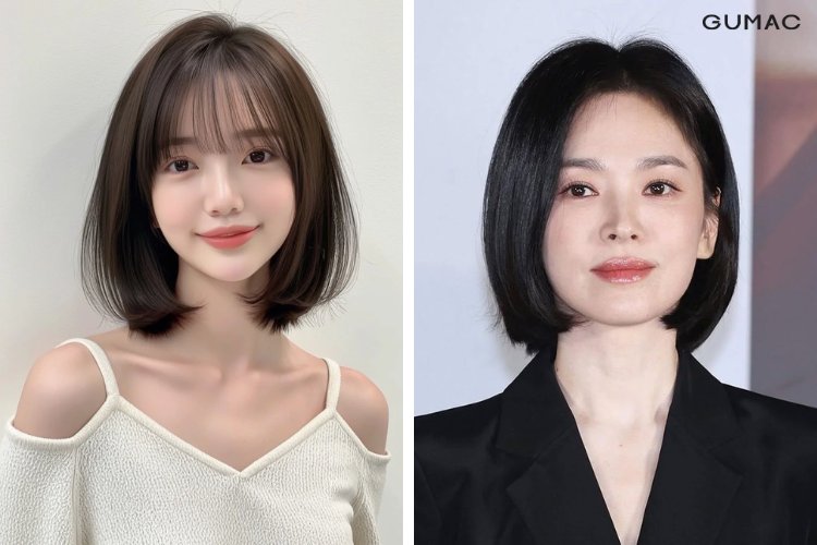 toc ngan lob voluminous phong cach