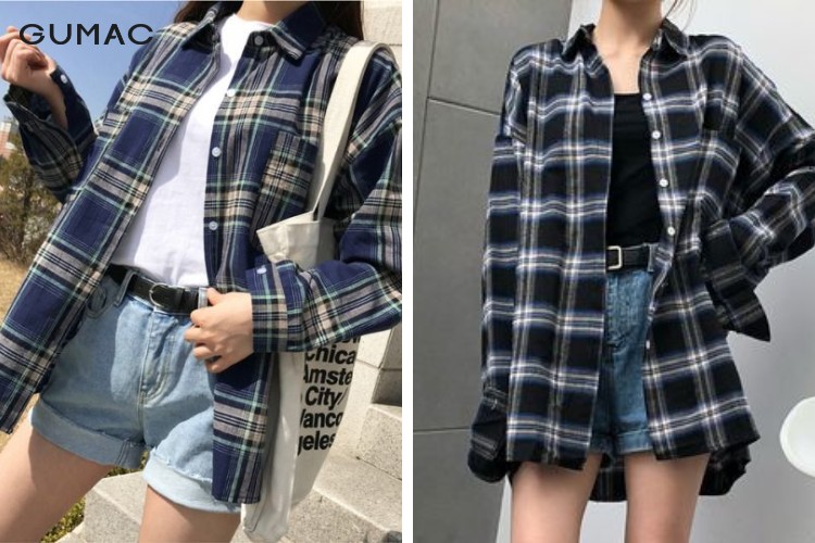 ao so mi caro form dai diu dang