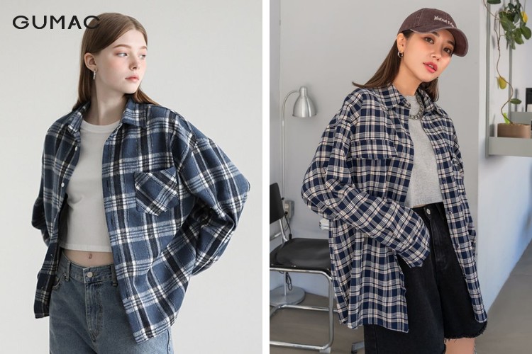 ao so mi caro mau xanh