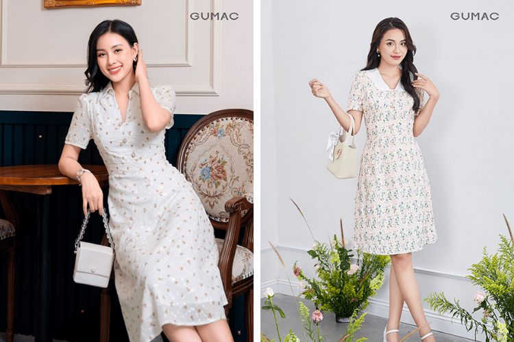 đầm hoa nhí trẻ trung