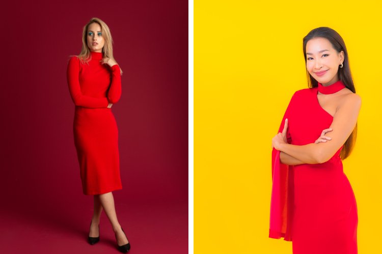 Đầm đỏ ôm body dành cho phái đẹp