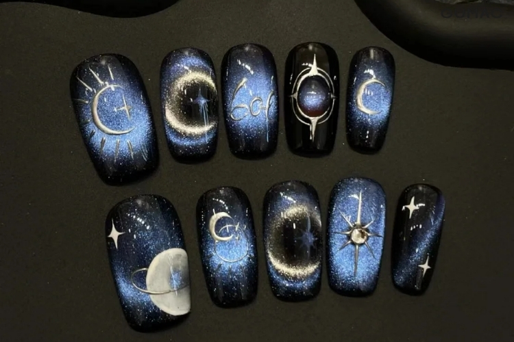 mau mau nail vu tru hoa tiet nhat thuc