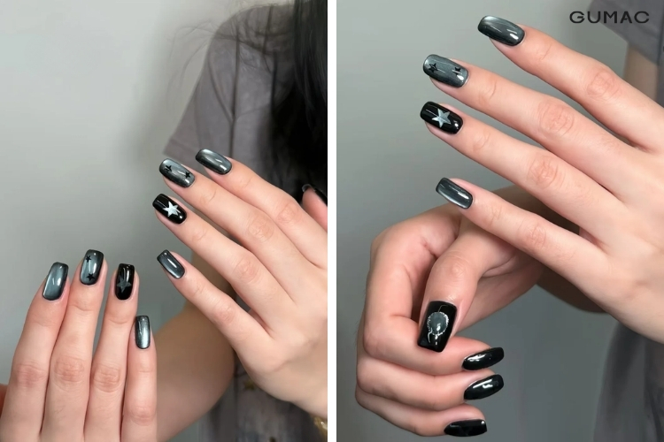 mau nail galaxy nen den