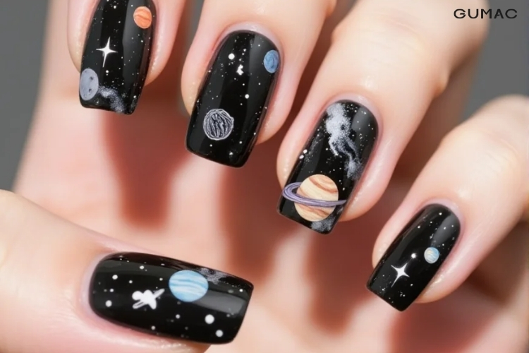 mau nail hoa tiet vu tru dep