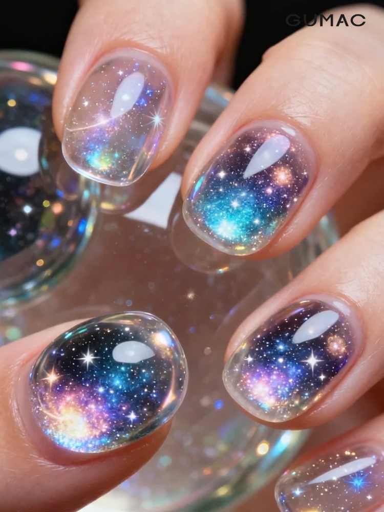 mau nail galaxy nhieu mau