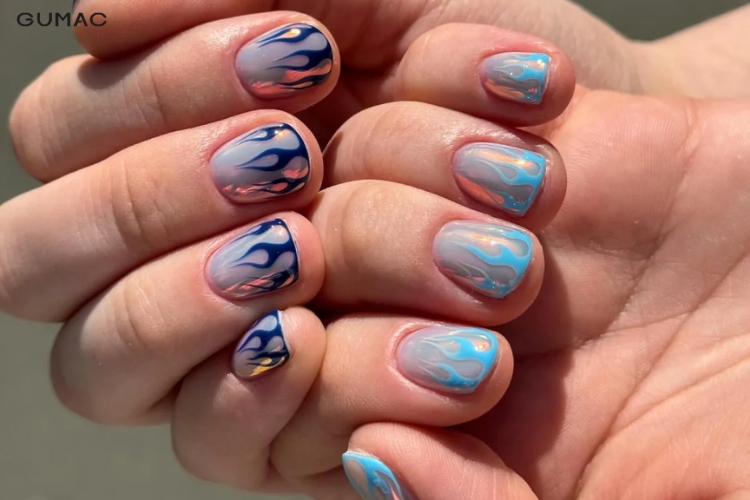 mau mong anh lua mau xanh da troi