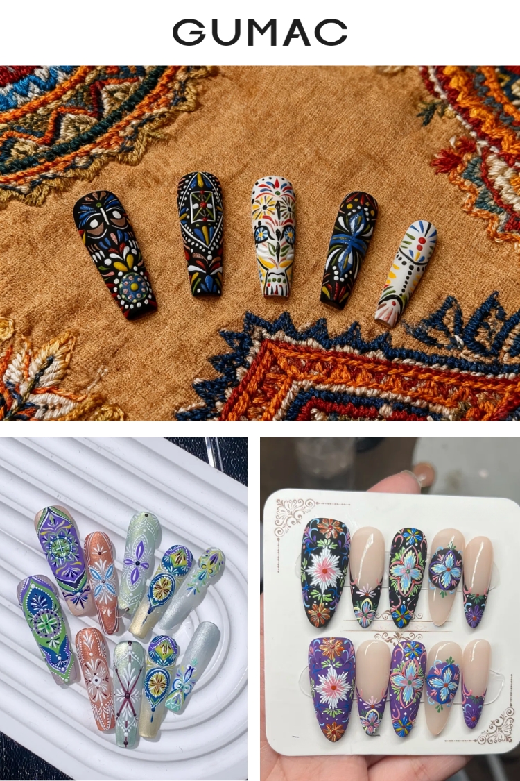 dac trung cua cac mau nail tho cam