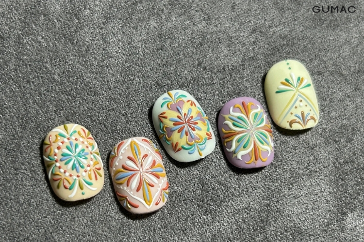 mau mong hoa van tho cam phong cach bohemian