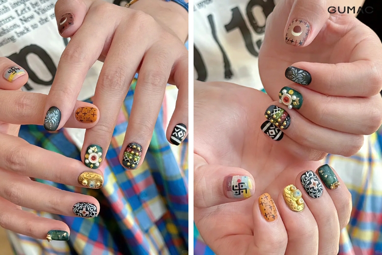 mau nail tho cam dep ca tinh