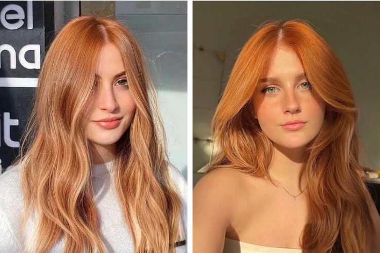 màu tóc không cần tẩy cho da ngăm nhuộm màu ánh đồng