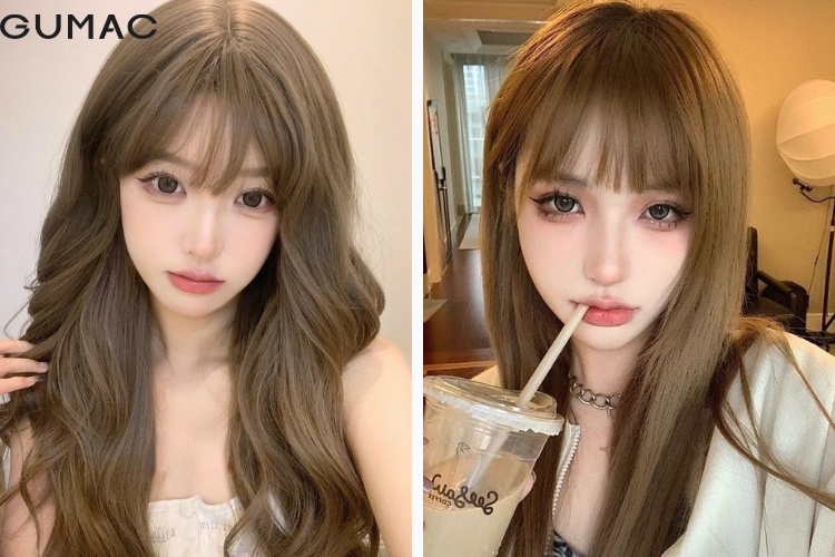 Mau nhuom Beige Olive cuc la mat