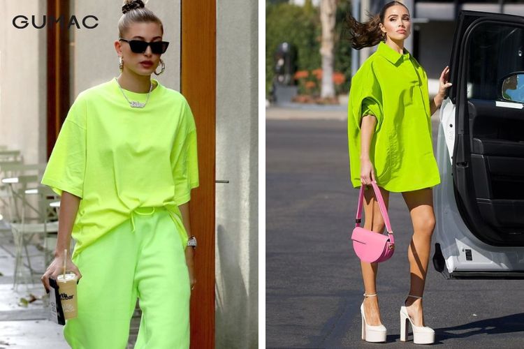 Sử dụng màu xanh cốm trong thiết quần áo