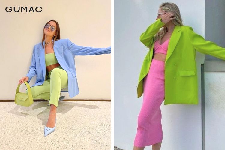 Màu xanh cốm có tôn da không? 