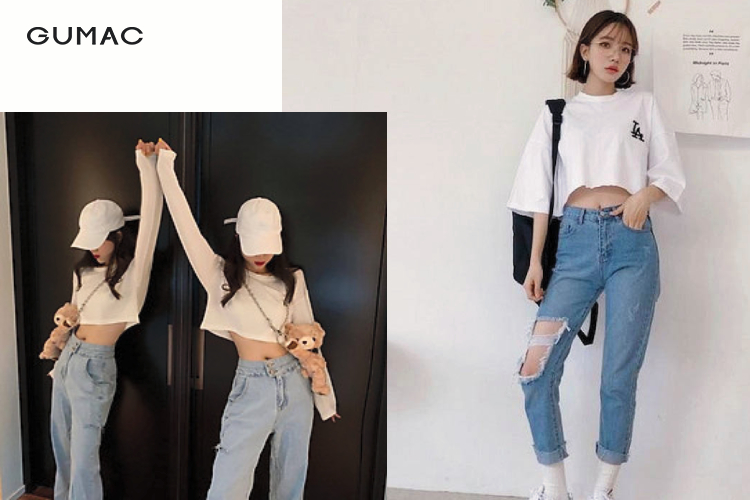 croptop form rong hack dang chuan xinh cung quan skinny