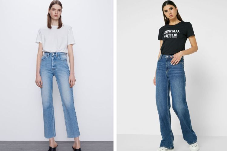 mix đồ đi đám cưới với quần jean và áo thun đơn giản