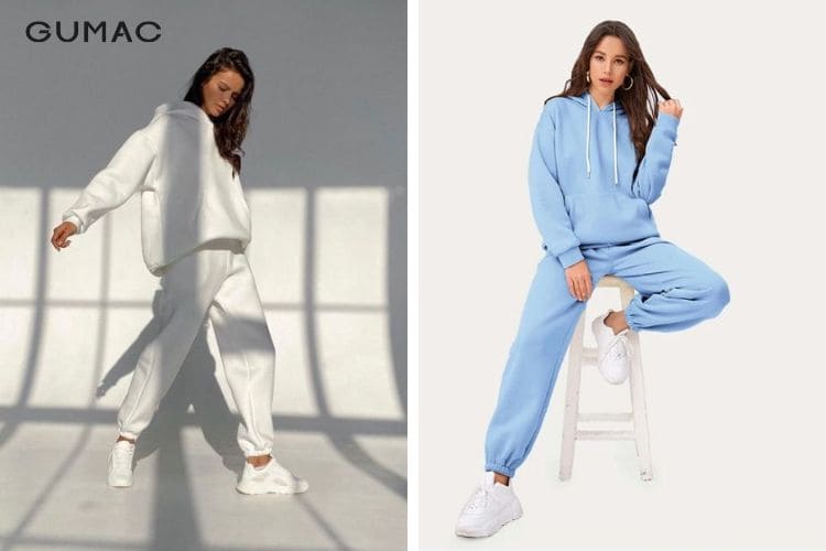 Phối giày sneaker với áo hoodie