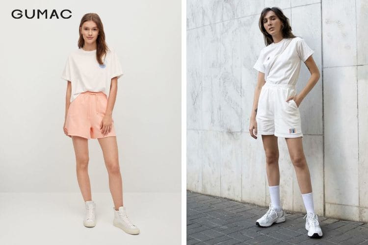Phối set polo cùng giày sneaker