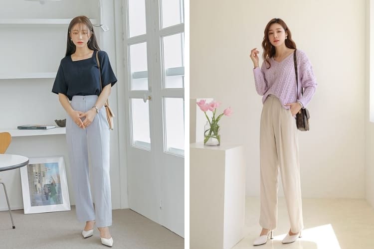 mông lép chân nhỏ mặc quần gì phối quần baggy