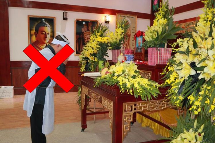 nhà có tang không được cắt tóc